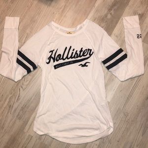 White long sleeve hollister shirt